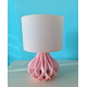 Pembe Kristal Desenli Silver Abajur 220V Dekoratif, silverpembe01-Silver Technology